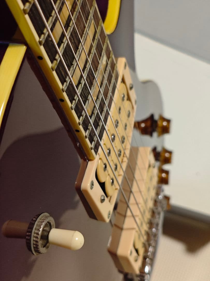 レスポールスタイル オリジナル エレキギター パープル