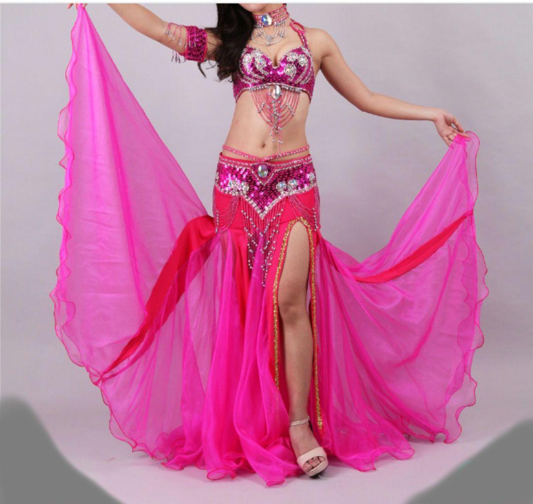 【新品】ベリーダンス　衣装　ピンク