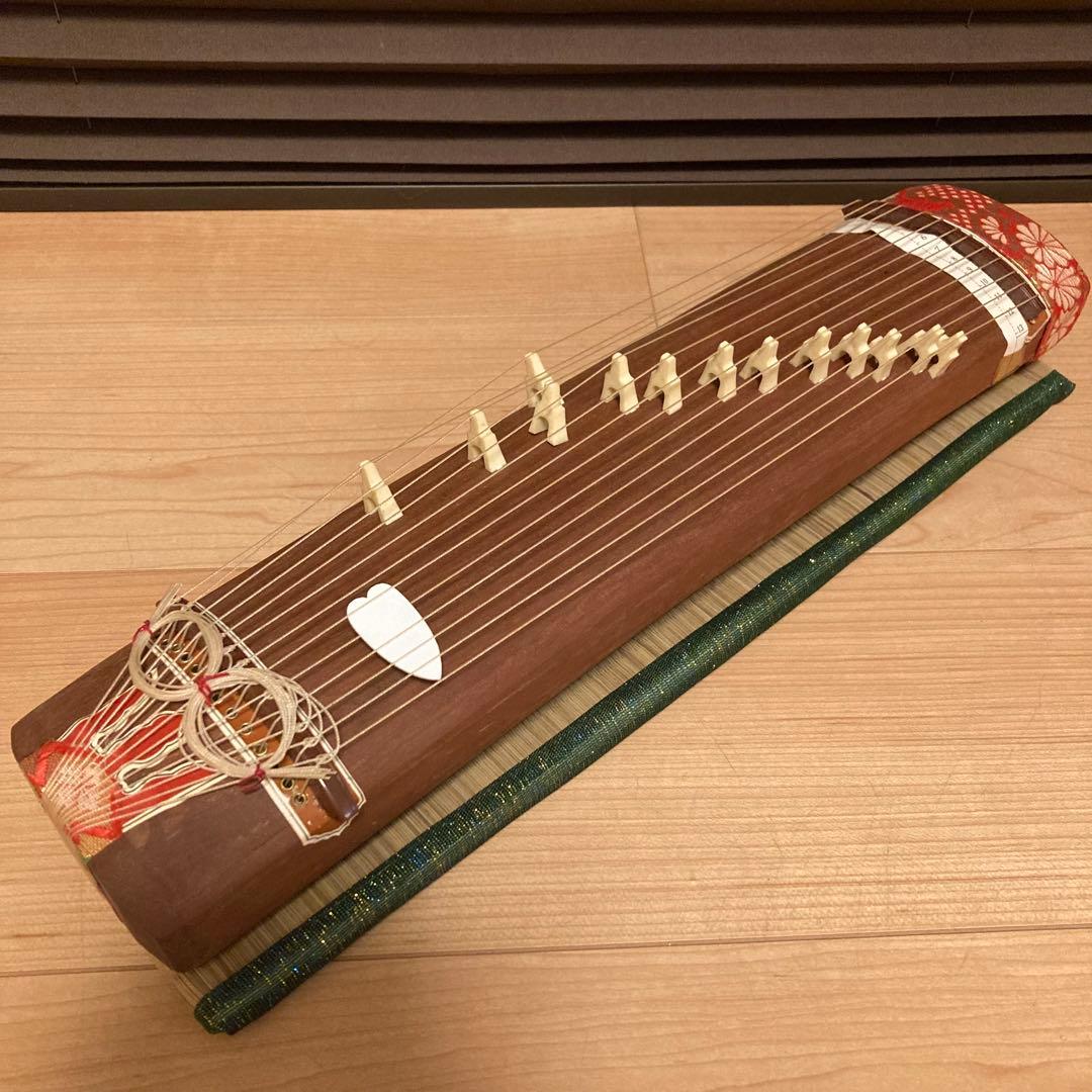 お琴 ミニ琴 13弦 木製 お琴の手びき