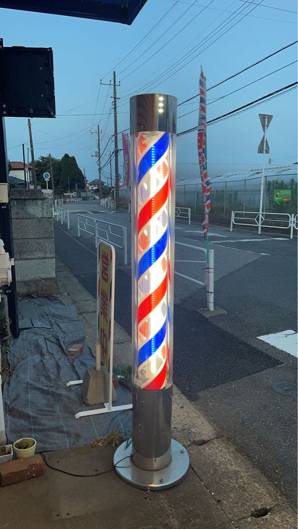 サインポール 理容室　２０２１年物