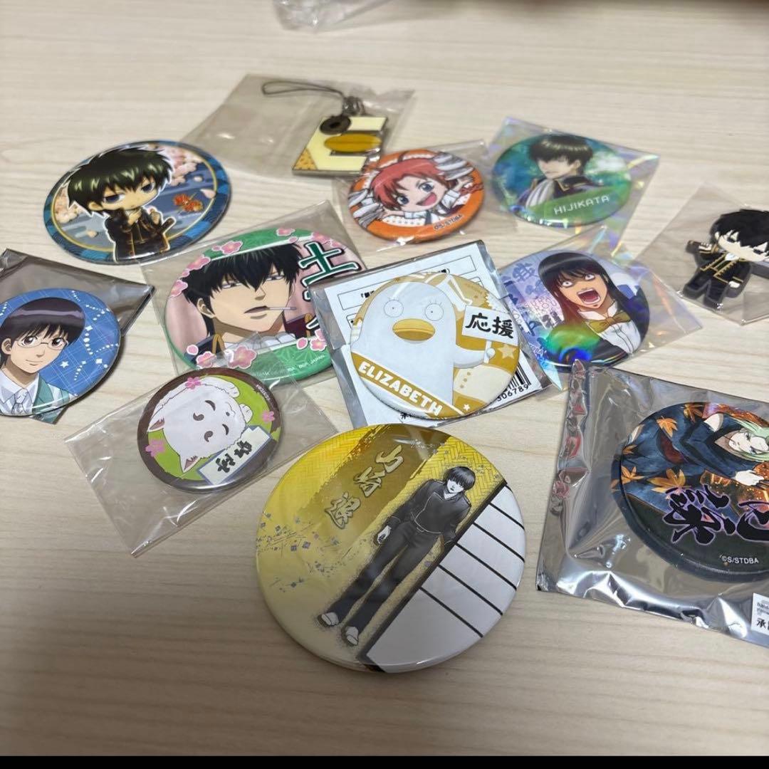 銀魂カード、缶バッジセット