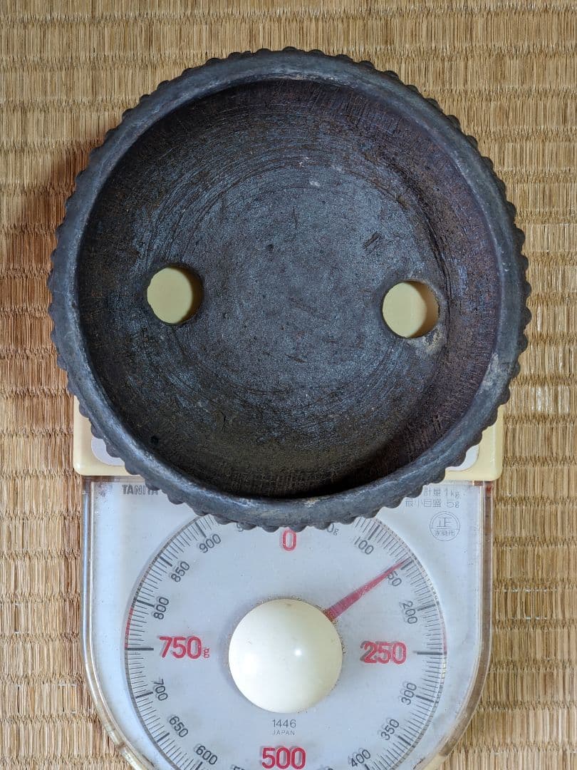 ♦小品盆栽鉢 富舟作 鋲打ち三足丸鉢ミニ盆栽鉢 コレクション 骨董品