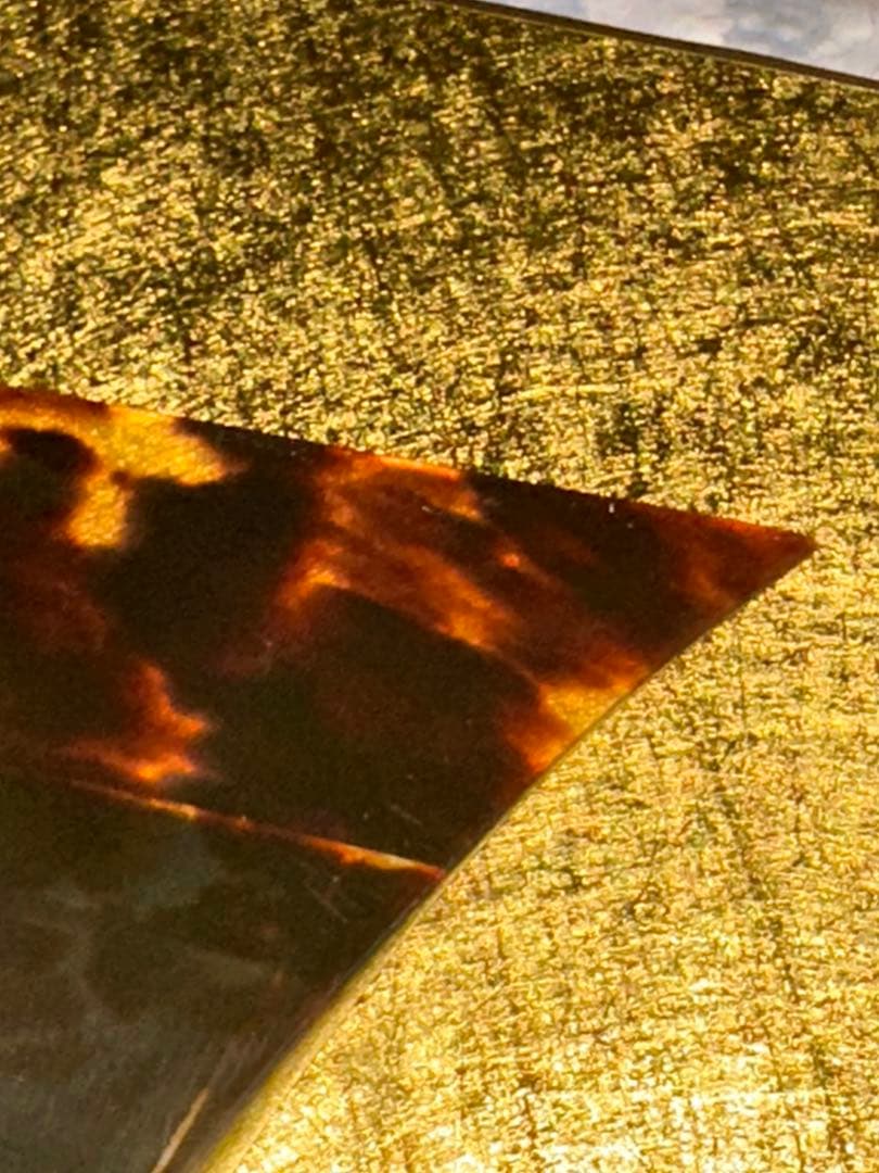 ⟡.·りんりん⟡.·●三味線撥●黒水牛 鼈甲 美品