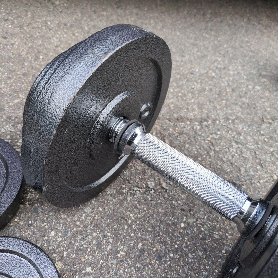 【超美品】可変式ダンベル 20kg×2個セット 計40kgセット