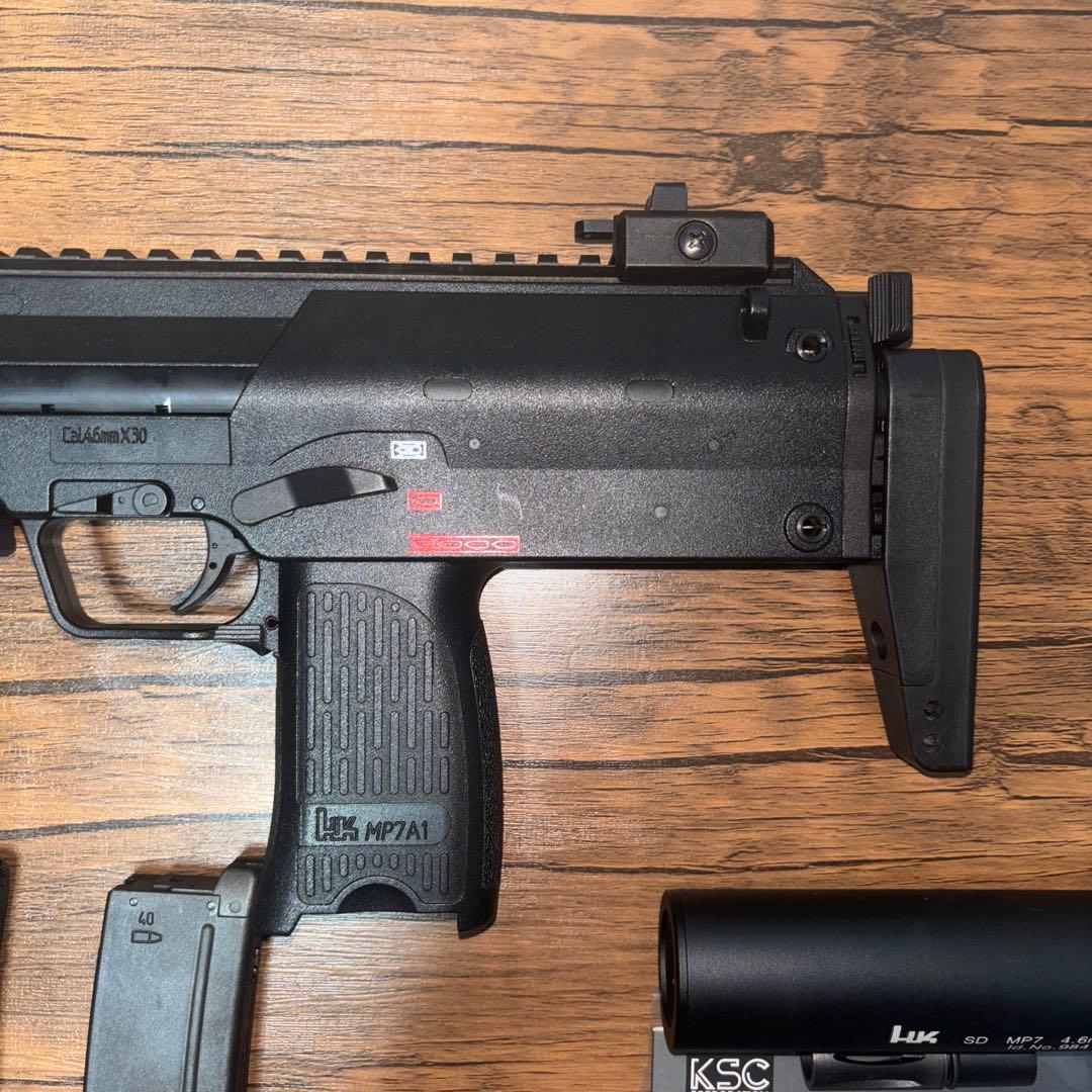 ※マガジン一本訳あり品 日本製 KSC MP7A1 タクティカル 他付属品付き