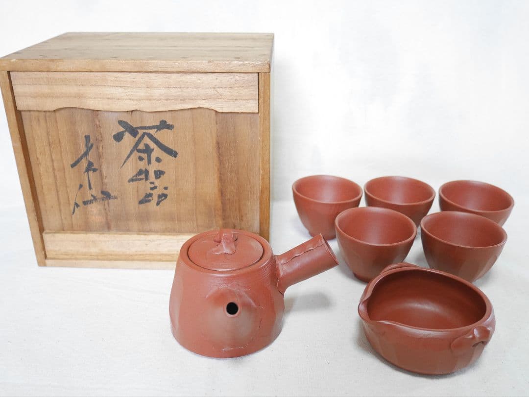 常滑焼　杉江木仙　煎茶セット