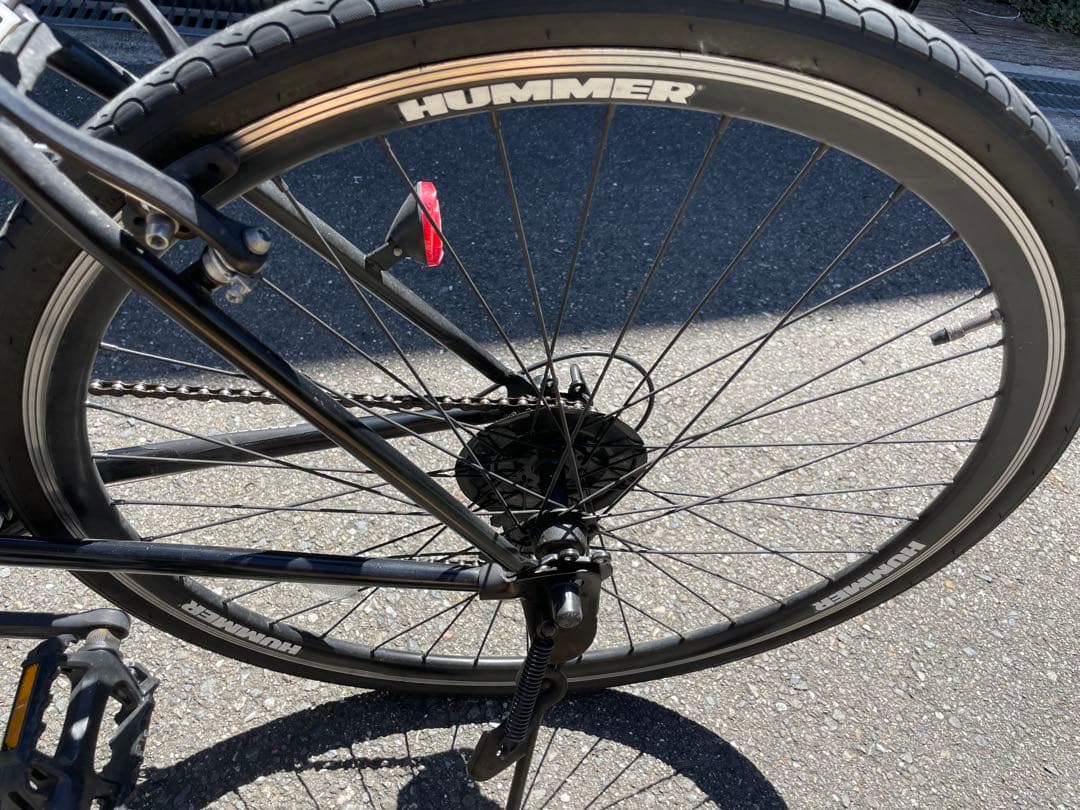 お値下中！HUMMER クロスバイク ブラック【大阪引取に限る】