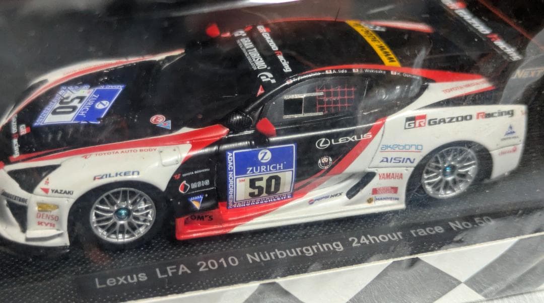 希少 エブロ 1/43 LEXUS LF-A ニュル24時間 2010 2台