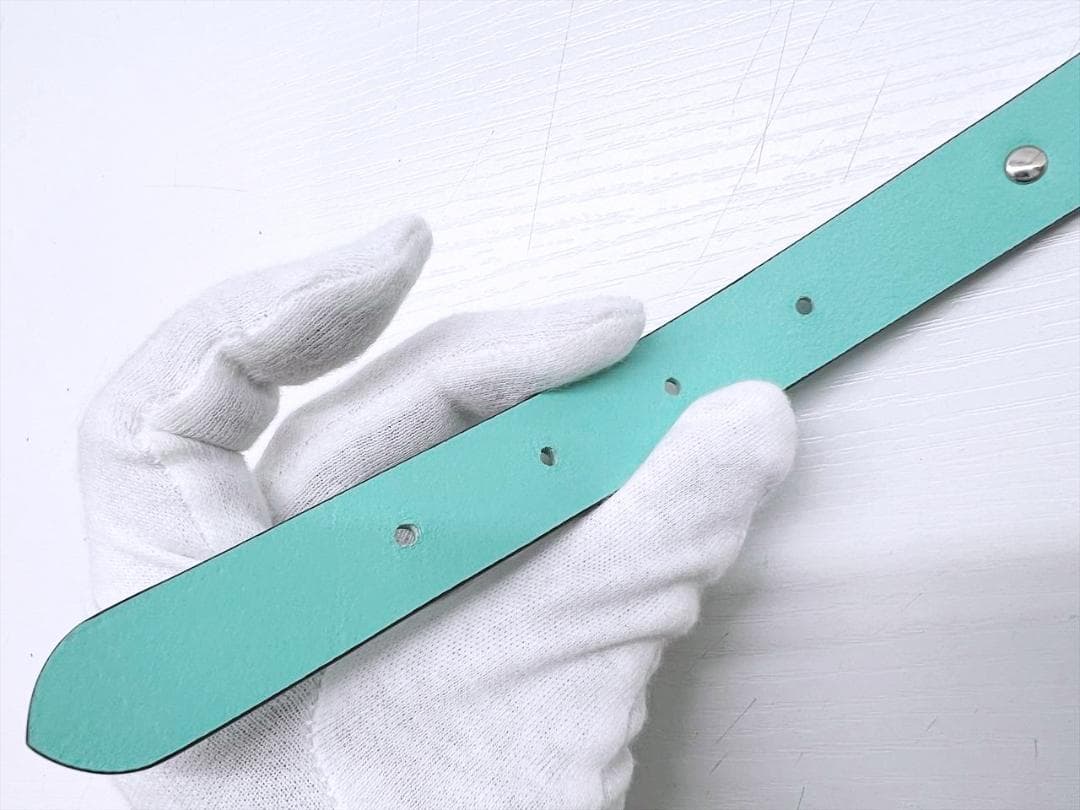 未使用保管　ティファニー　ティファニーブルー　ロゴ　ペットカラー　首輪　M