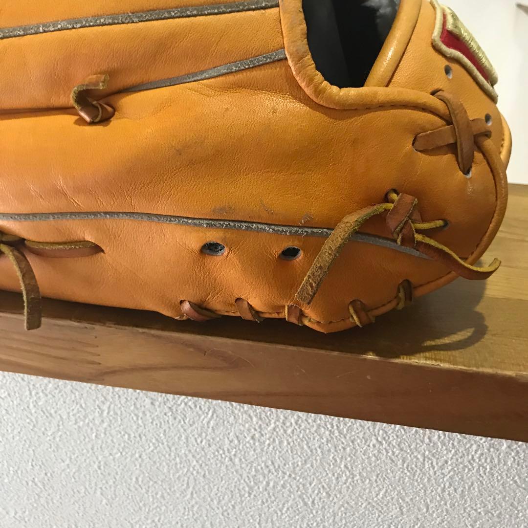 Wilson 外野手用 6本指対応 硬式グローブ オレンジ