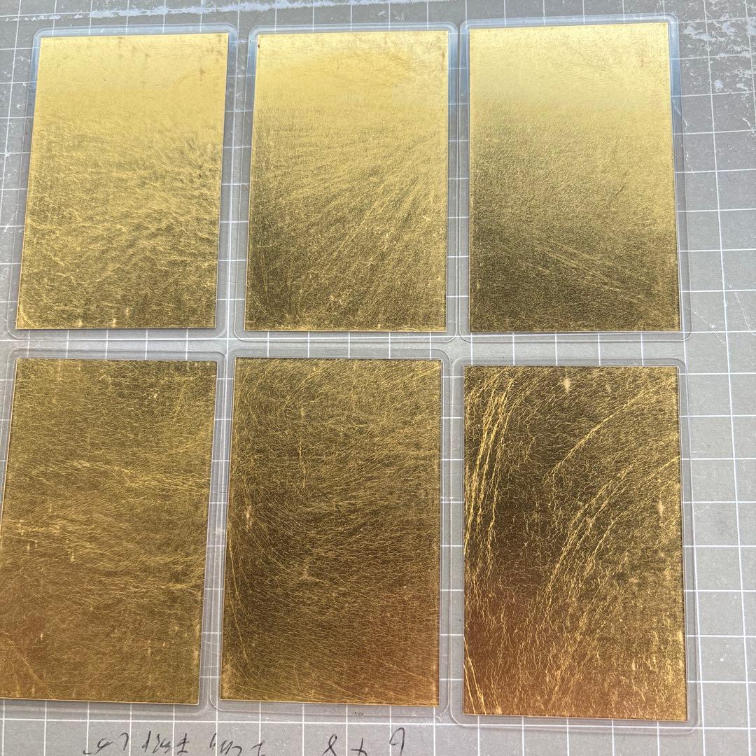 金箔カレンダー 6枚セット 2012-2015