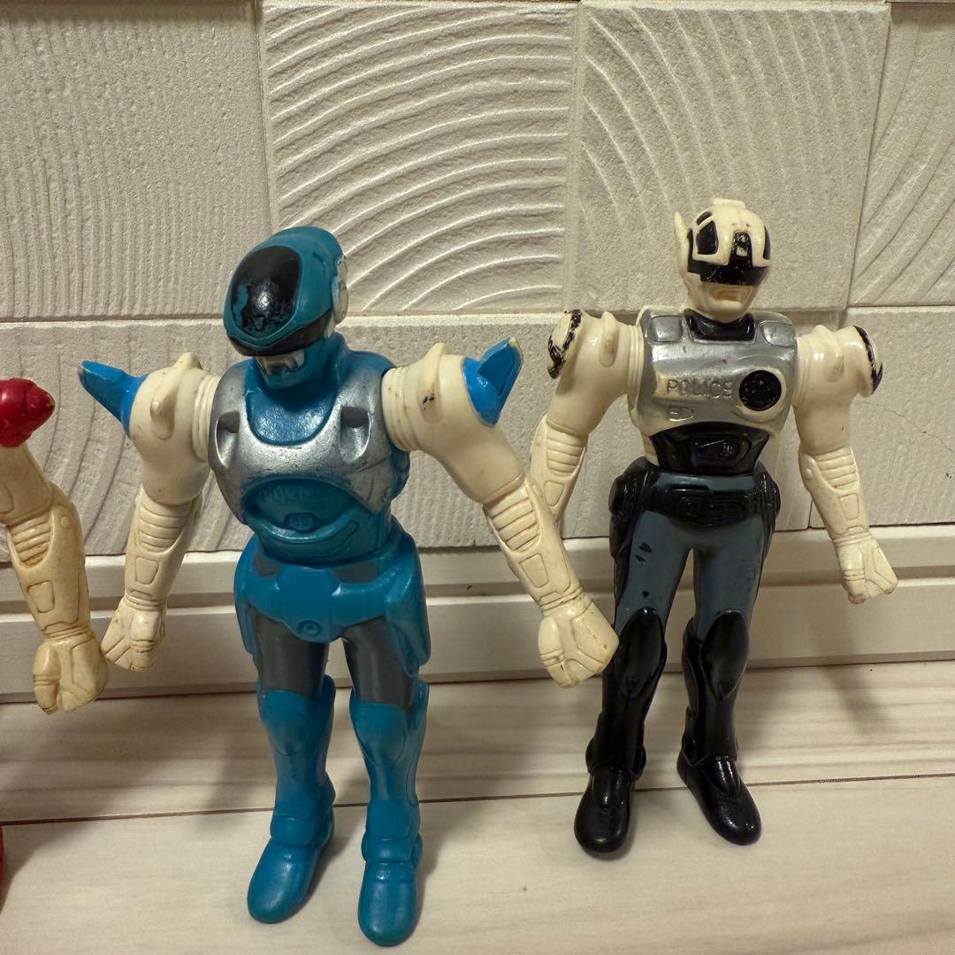 【当時品】電脳警察サイバーコップ ソフビ 4体セット