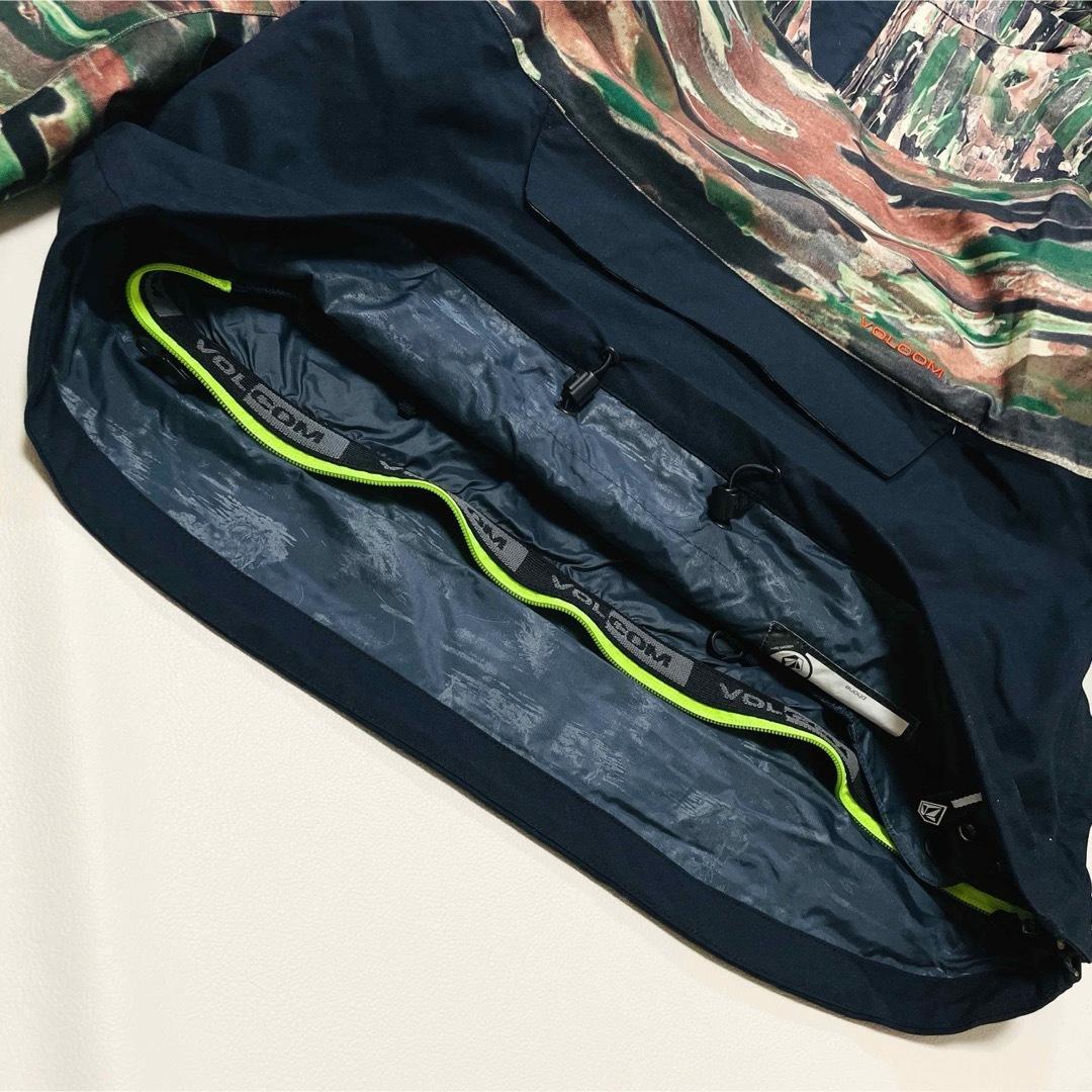 6662【美品】ボルコム　アノラックジャケット　メンズ　スノボウェア　カモフラ