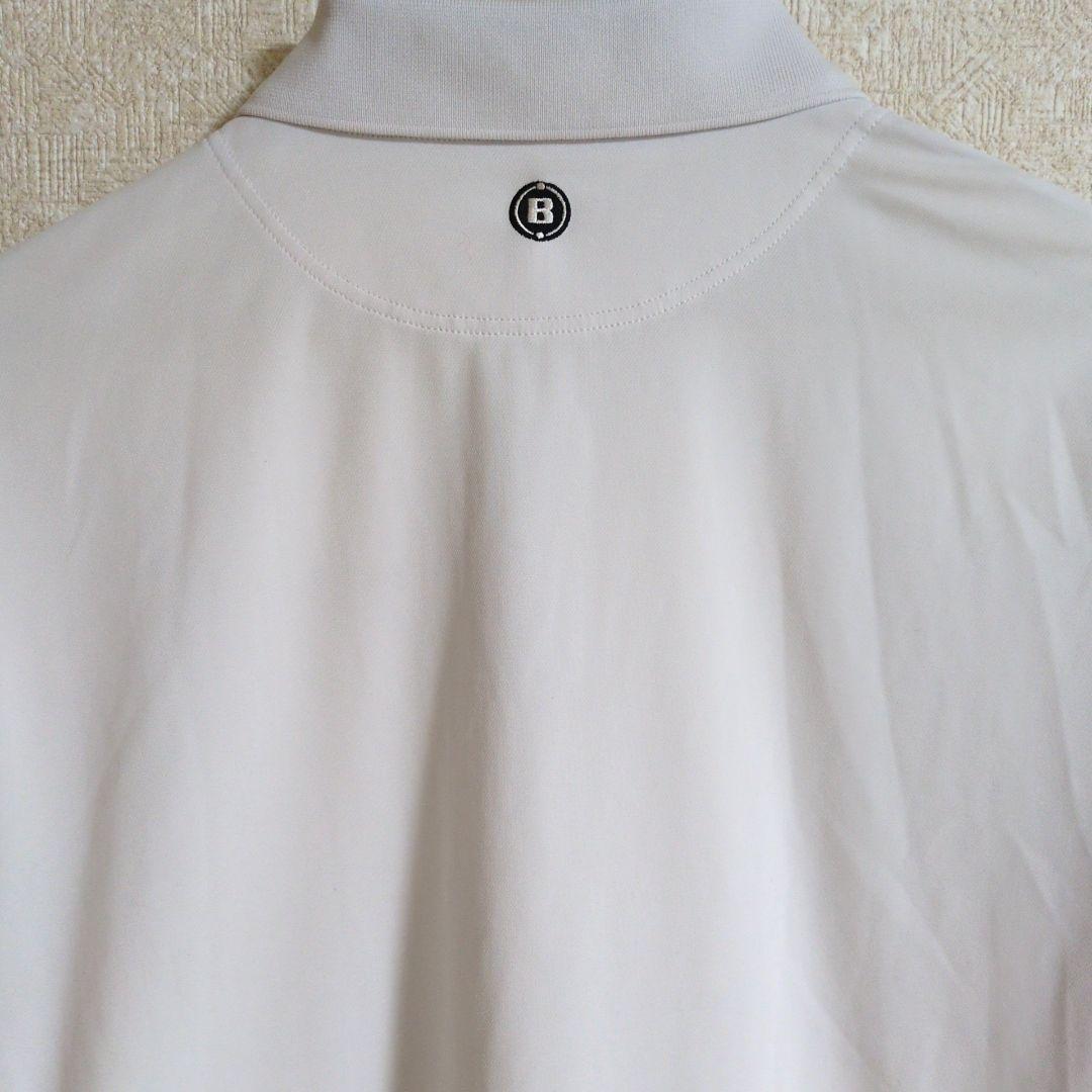 ブリーフィングゴルフ 刺繍 ロゴ ポロシャツ ゴルフウェア 白 L