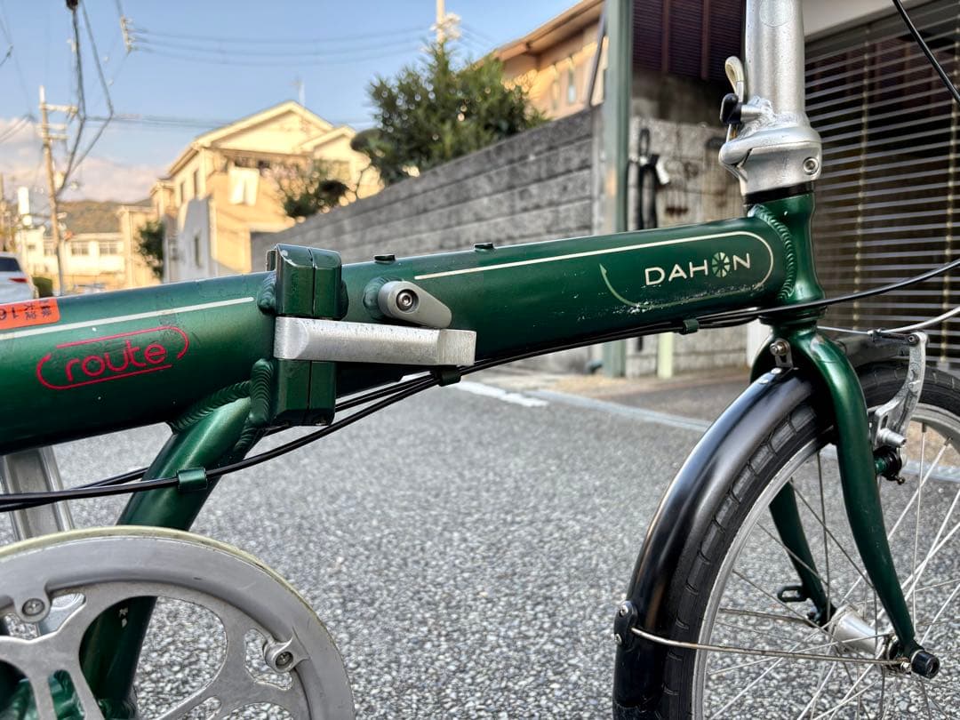 DAHONルートrouteダホン ワイヤー類新品 サドル新品 とりあえず乗れます