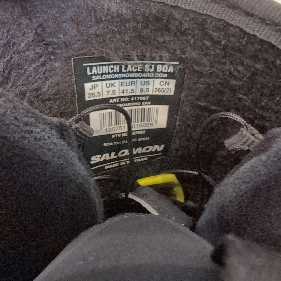 スノーボード SALOMON LAUNCH LACE SJ BOA 26.5cm