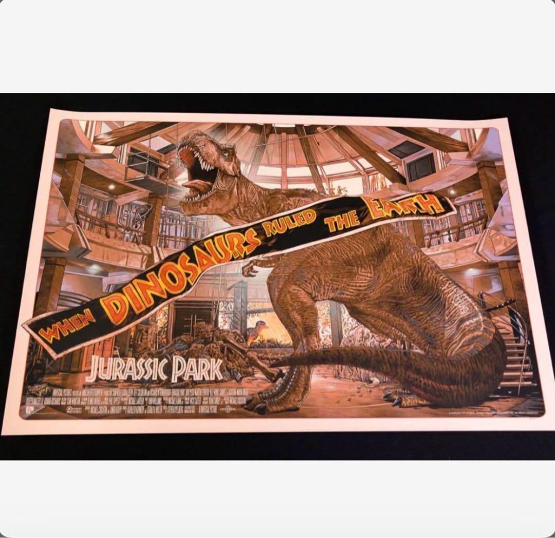 ジュラシックパーク ワールド ポスター MONDO BNG シルクスクリーン