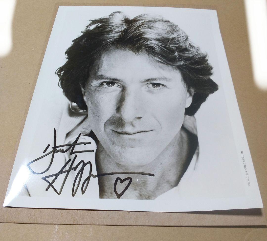 ダスティン・ホフマン　直筆サイン入り写真