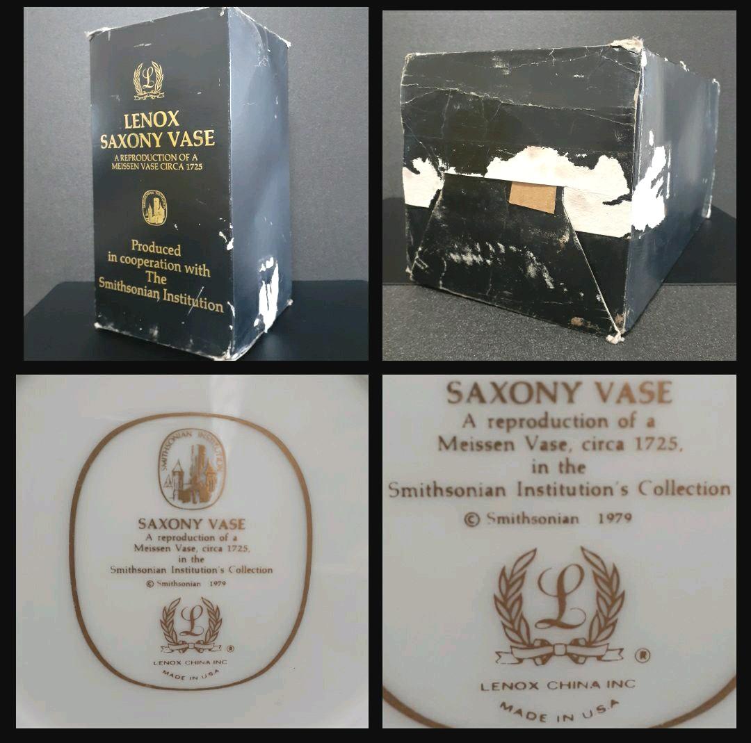 レノックス・サクソニー花瓶　スミソニアンInstitution　ヴィンテージ