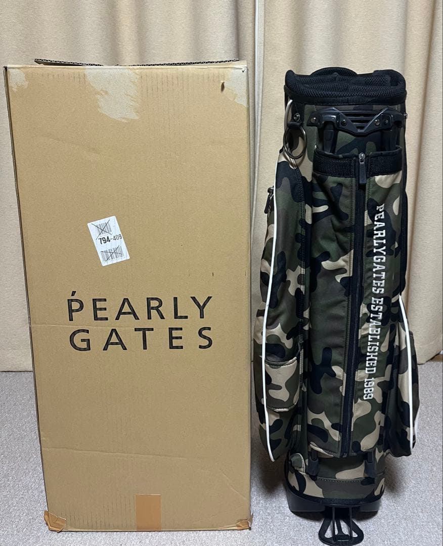 完全完売品　PEARLY GATES PG89 迷彩　カモフラ　キャディバッグ