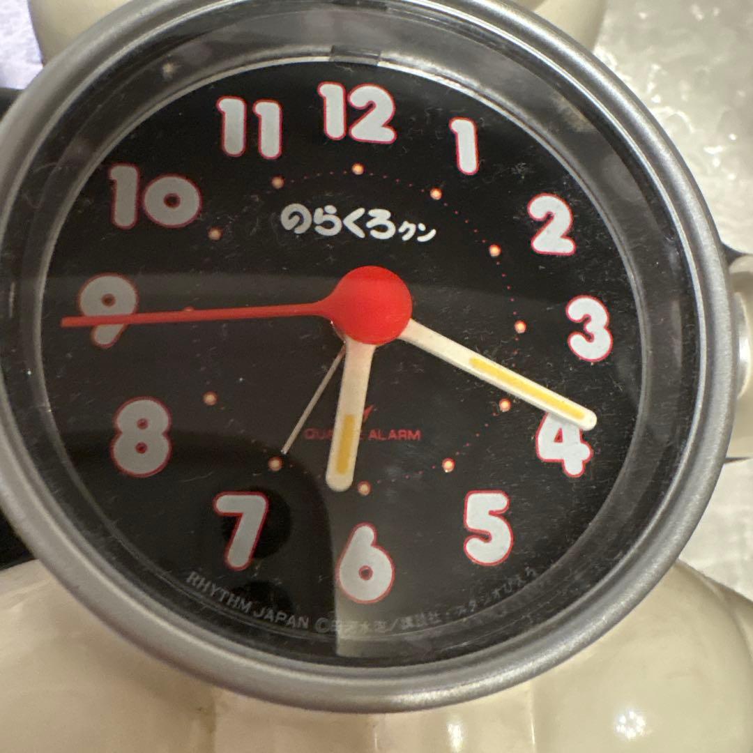のらくろクン　目覚まし時計　取説付き