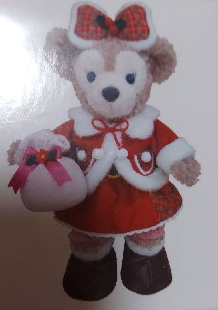 新品☆ TDS クリスマス☆ダッフィーシェリーメイジェラトーニサンタコスセット