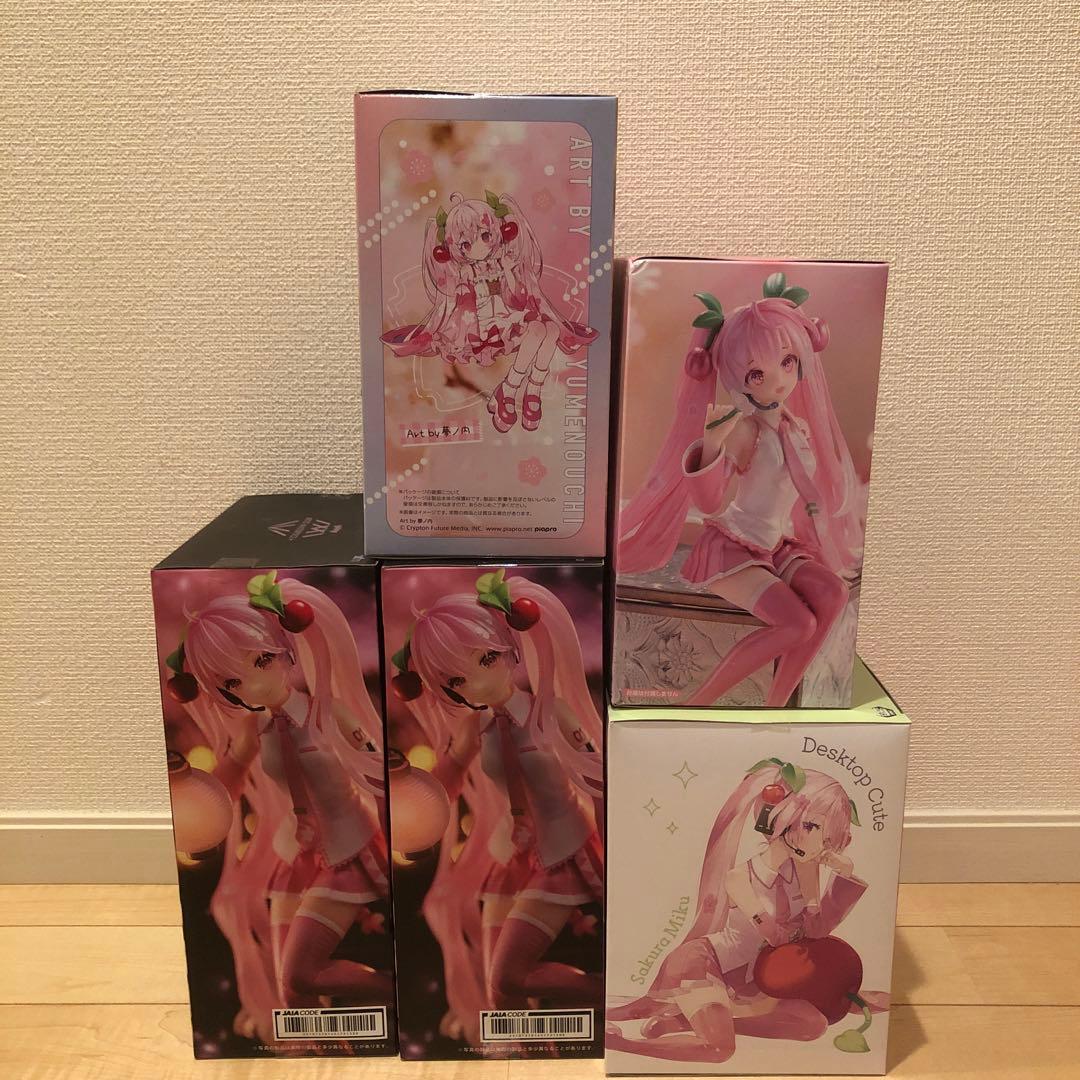 桜ミクフィギュア5点セット