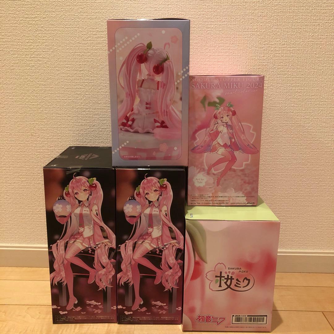桜ミクフィギュア5点セット