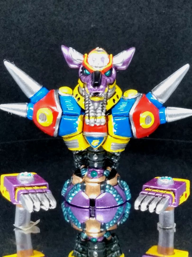 ロックマン フィギュア 消しゴム ロックマンX ウルフシグマ　塗装品