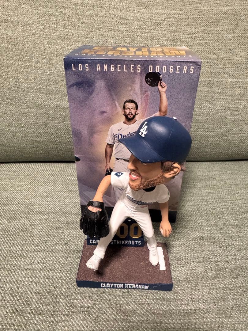 球場限定　9/20クレイトン カーショー 3000奪三振 ボブルヘッド