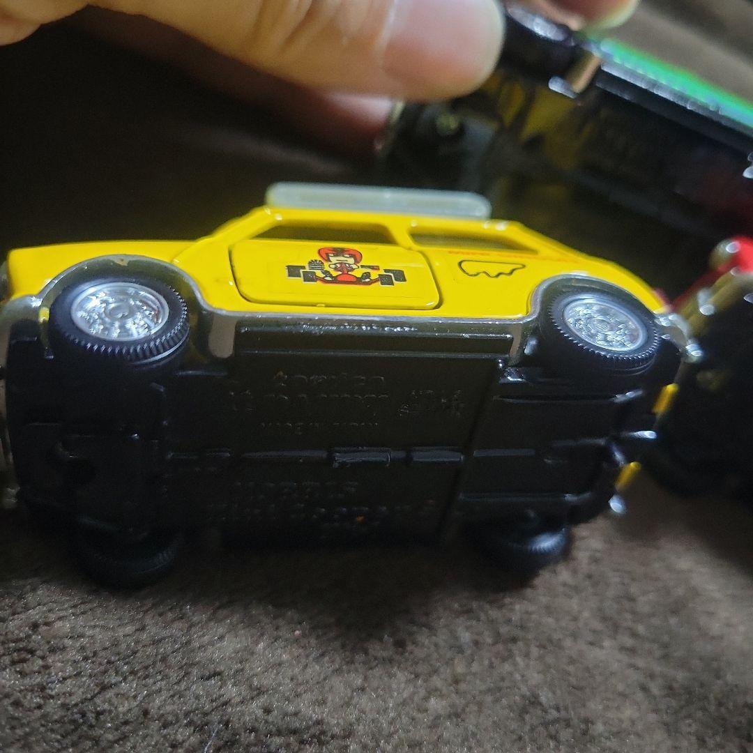 トミカダンディモーリスミニ（緑・赤・黄色）