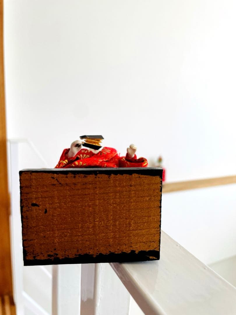 大幅値引き！希少！！年代不詳　アンティーク能楽人形2体セット