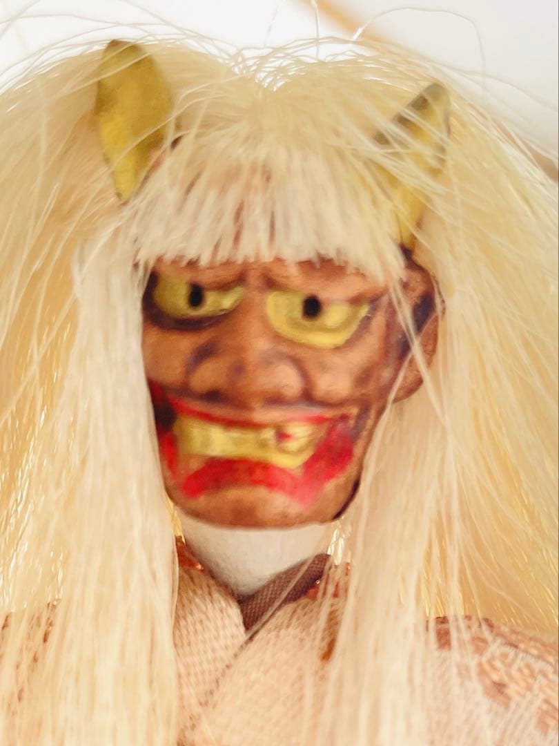 大幅値引き！希少！！年代不詳　アンティーク能楽人形2体セット