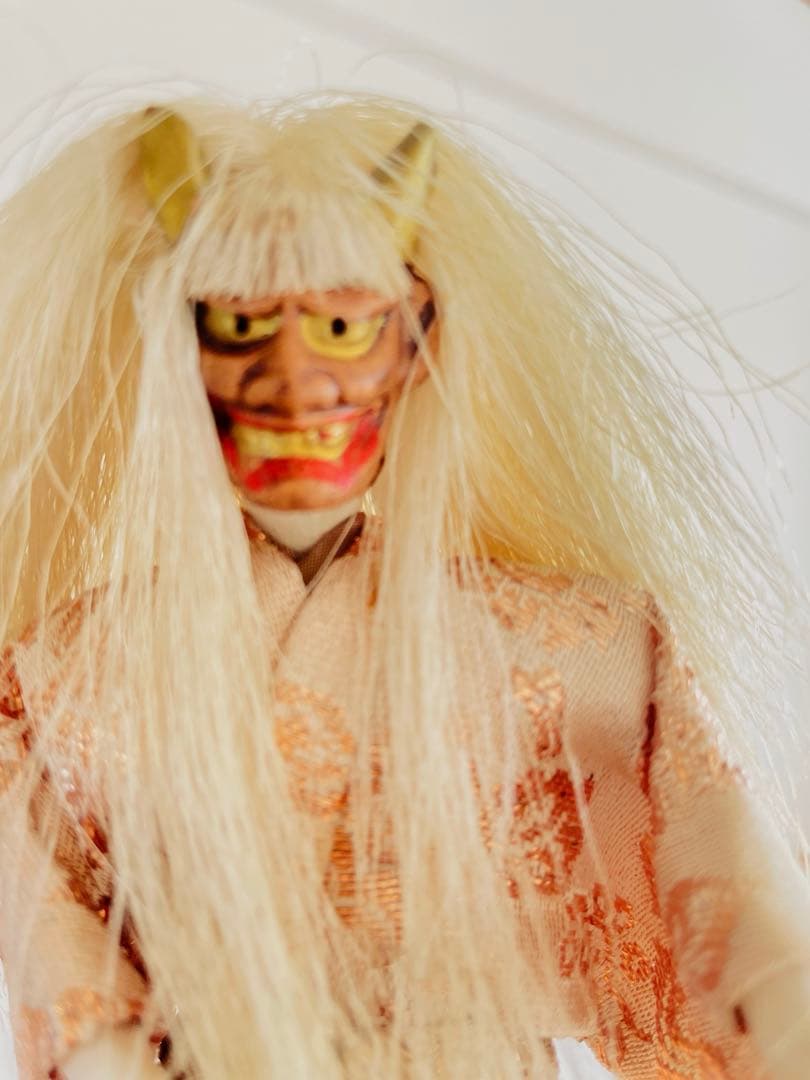 大幅値引き！希少！！年代不詳　アンティーク能楽人形2体セット