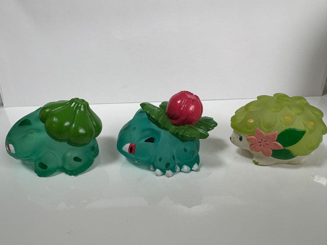 【レア】ポケモン　指人形　草タイプ　まとめ売り　クリア　7体