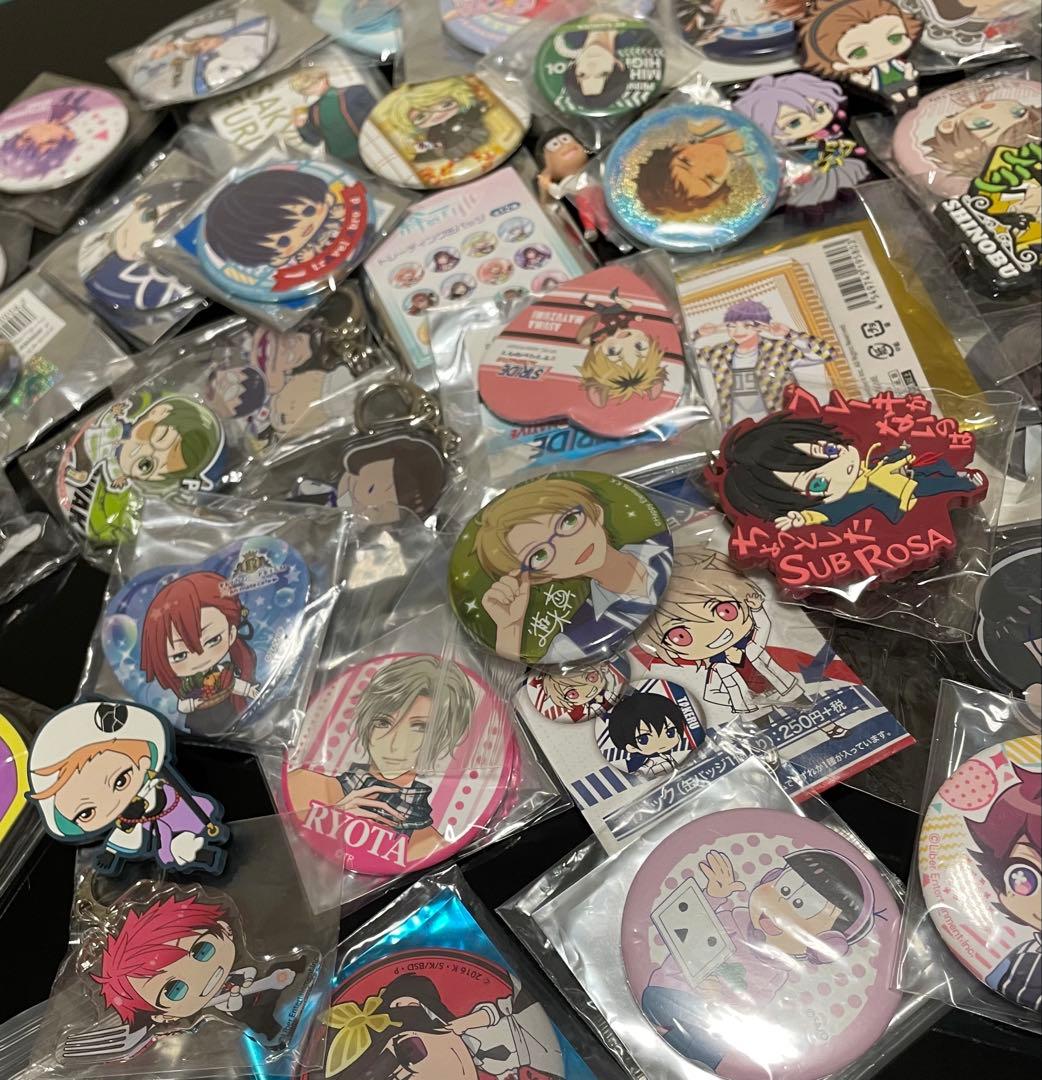 ⑦アニメグッズまとめ売り 大量 80点 缶バッジ アクキー