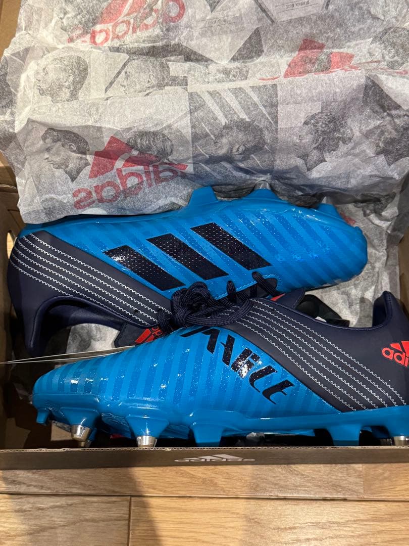 adidas 青/ネイビー サッカーシューズ・スパイク