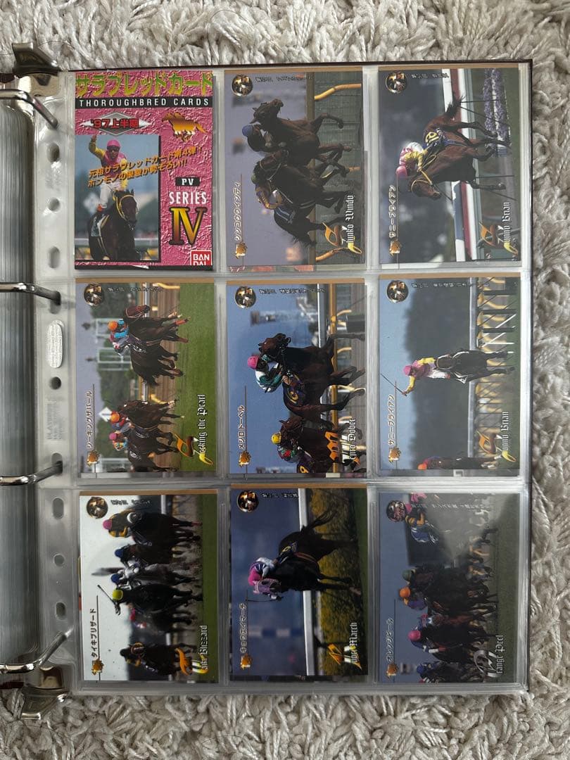 お宝入り！サラブレッドカード　アルバムごと販売
