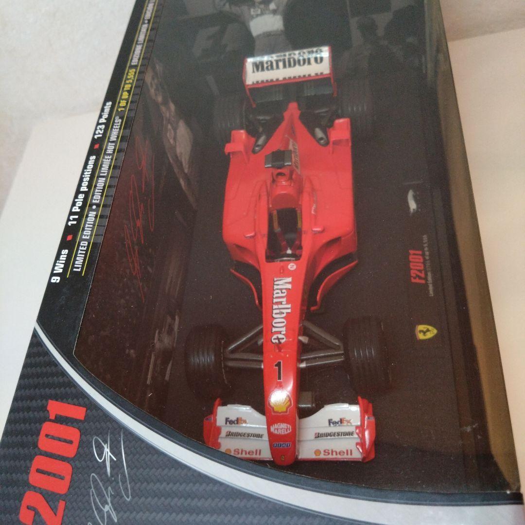 【美品限定】1/18 マテル エリート フェラーリ F2001 M.シューマッハ
