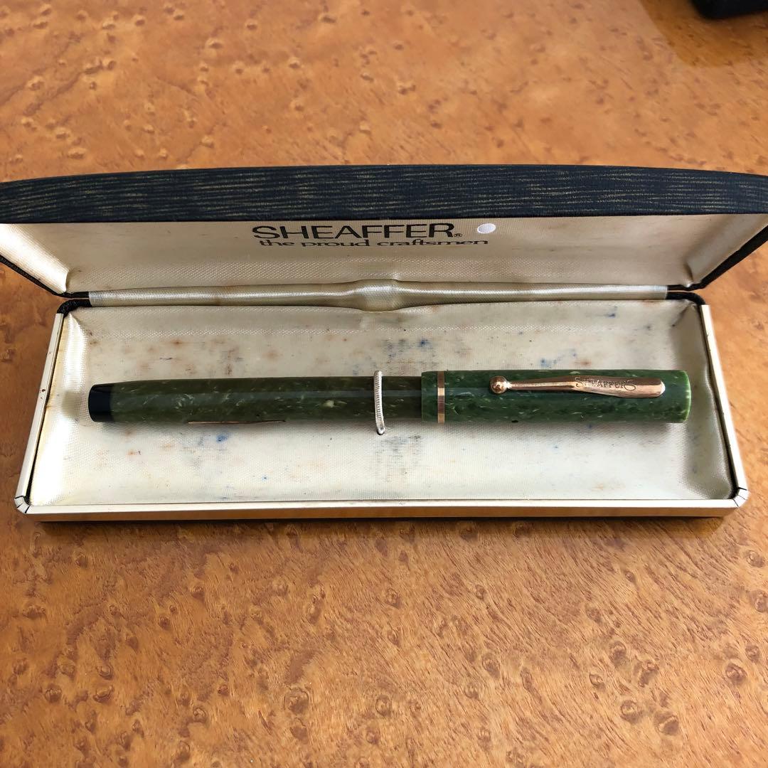 シェーファー　 レバーフィラー　ジェードグリーン　万年筆
