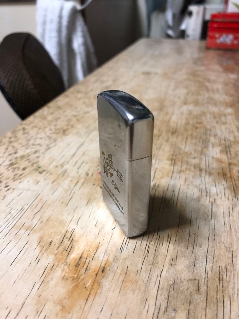 ビンテージ 60s デビル　悪魔　ZIPPO アドバタイジング　ライター　スカル
