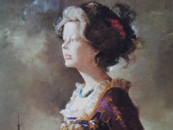 宮永岳彦、麗、限定200部・高級画版、新品額付