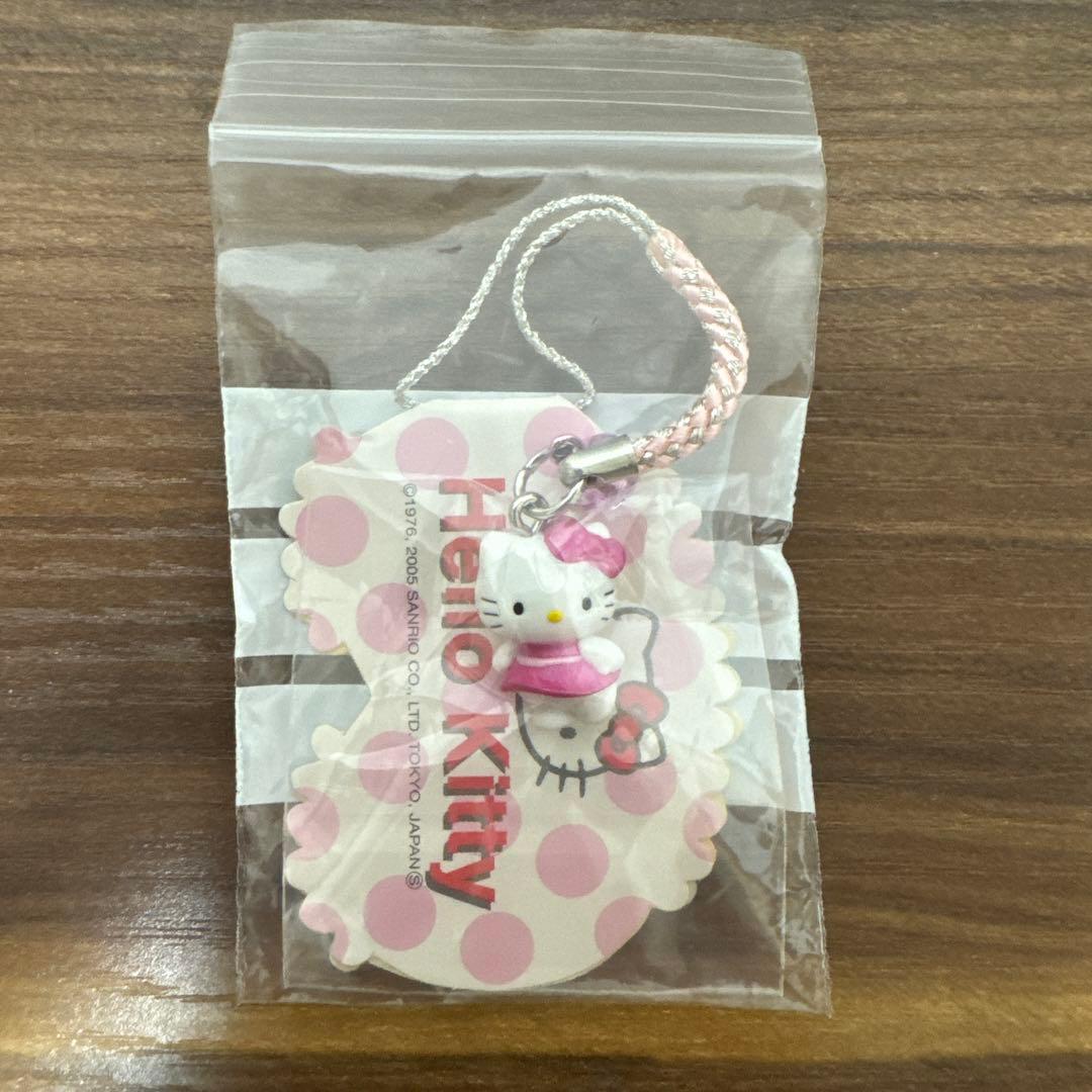 【未使用・送料無料】根付け かぼちゃパンツ 2005年 ドット ピンク