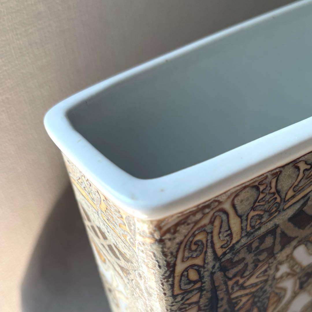 ロイヤルコペンハーゲンBACA フラワーベース 花瓶 鳥柄 北欧インテリア