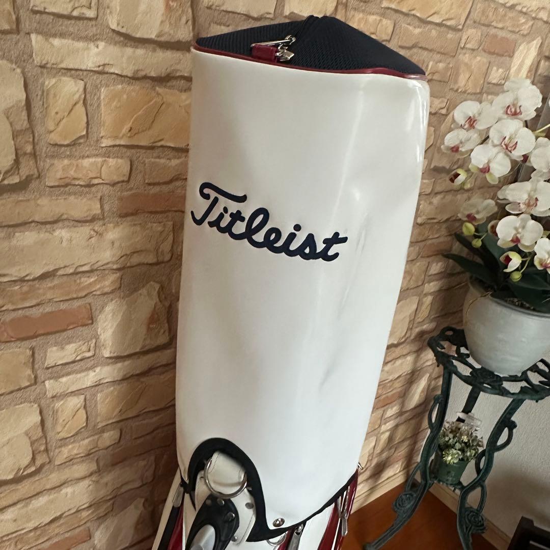 Titleist タイトリスト キャディバッグ レザー 9.5型 ゴルフバッグ
