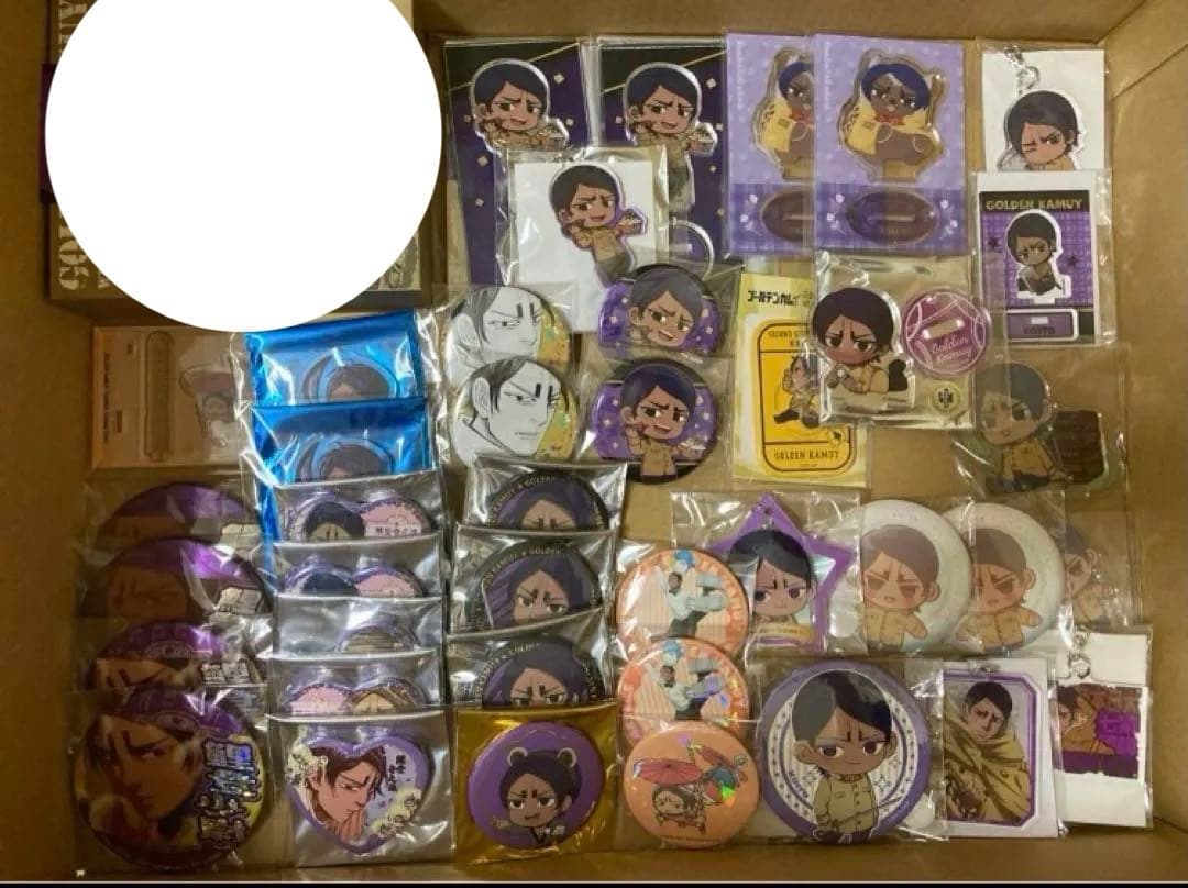 ゴールデンカムイ　鯉登少尉　鯉登　鯉登音之進　アクリルスタンド　缶バッジ