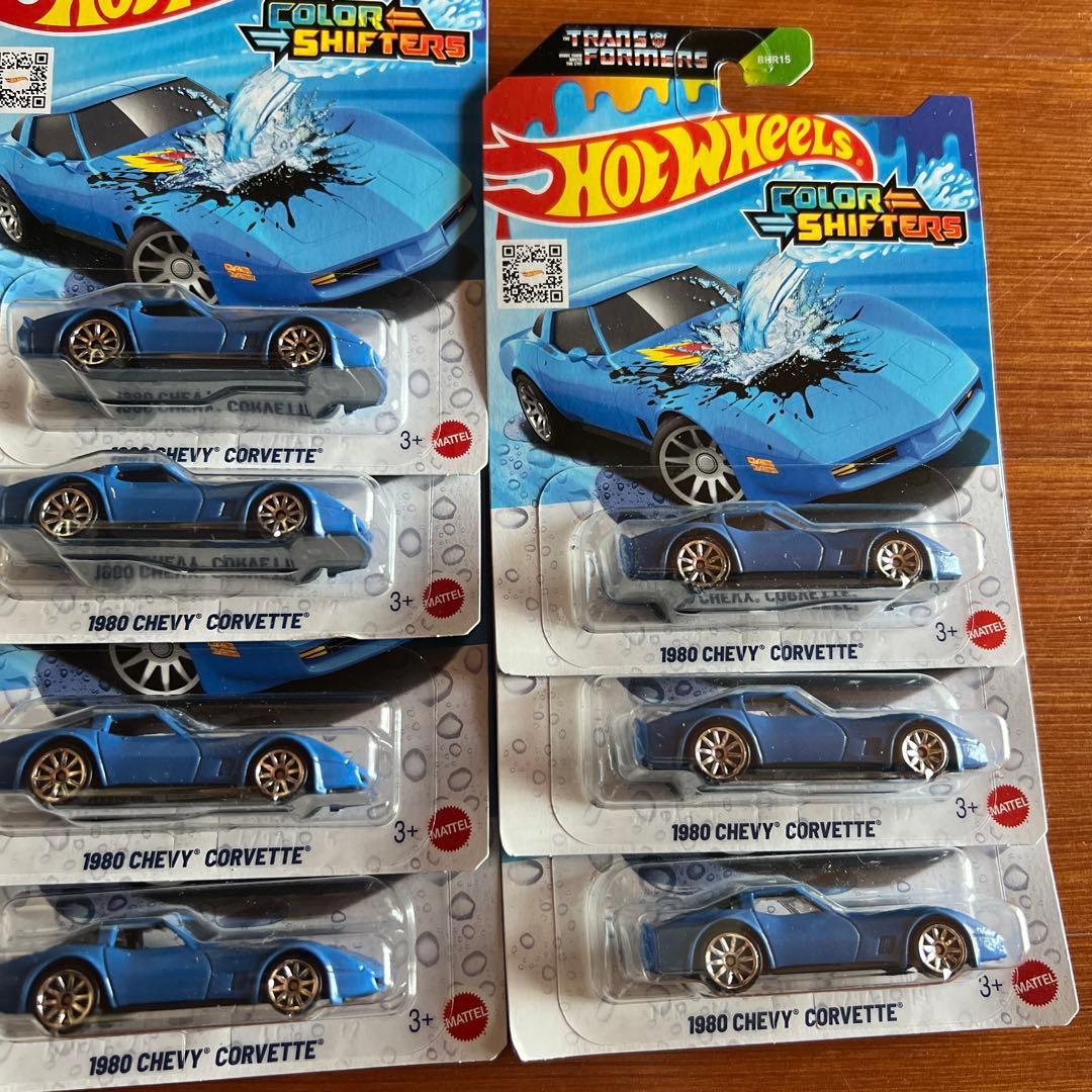 今週限定ホットウィール　カラーシフターズ　1980 CHEVY CORVETTE
