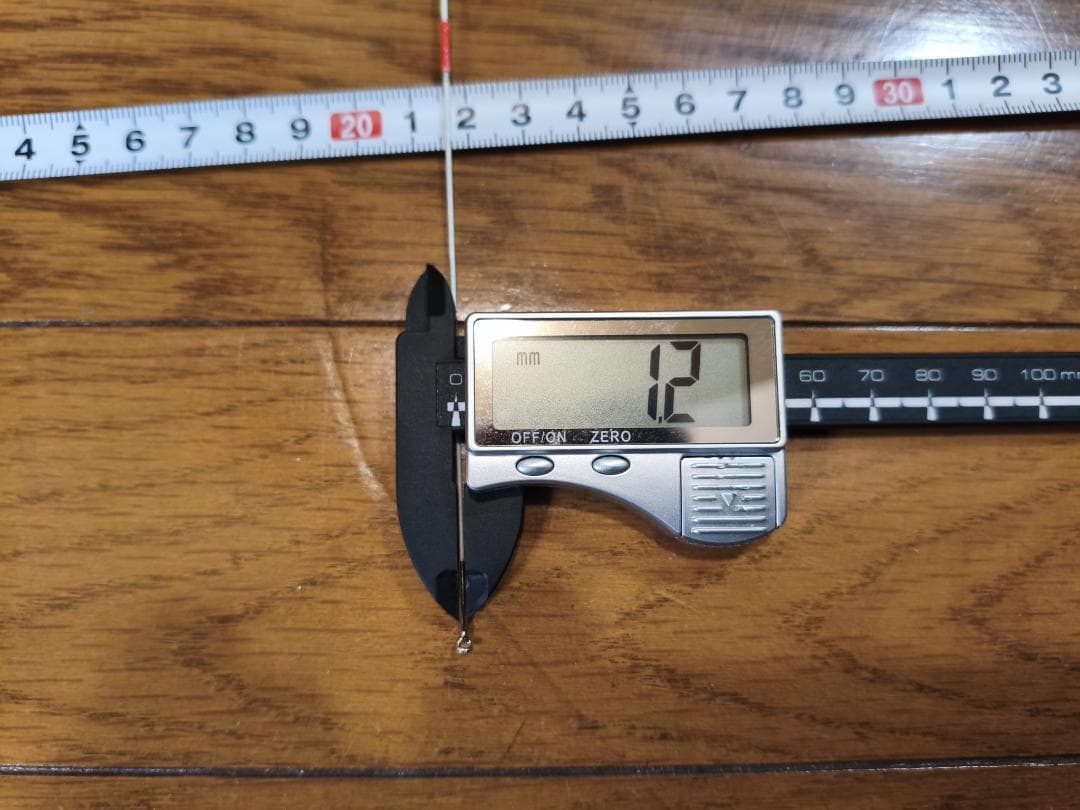 NFT製　POWER LOOP　「新堤120G」前打ち　チヌ竿　グラス巻き