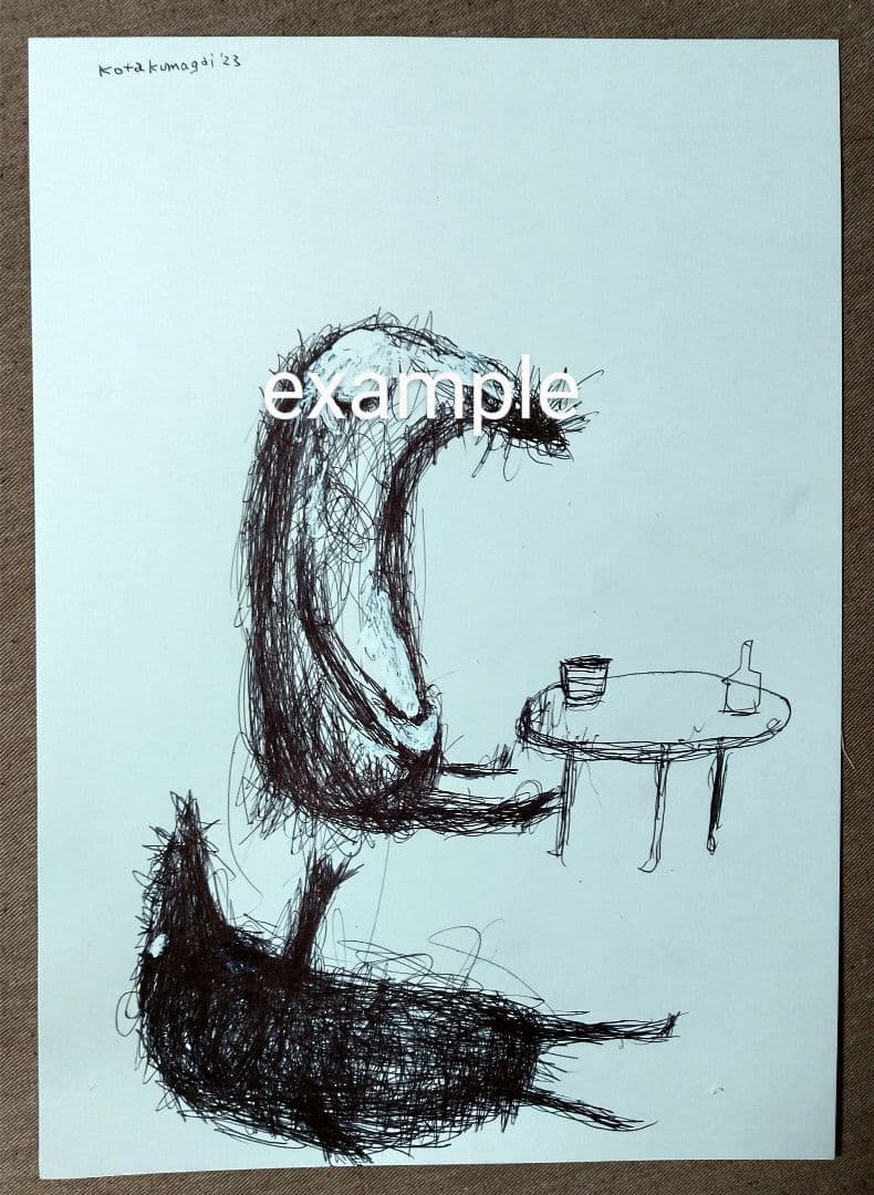 三枚セット (お好みドローイング付き)