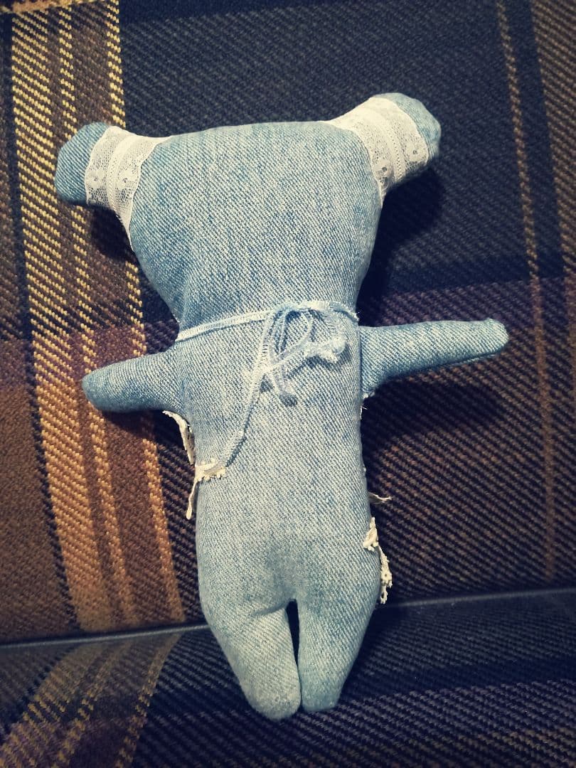 オーナー様決定(๑////๑)フランスアンティークレース ぬいぐるみ約22cm